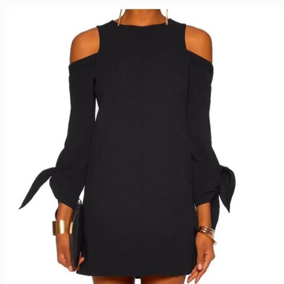 BNWT Tibi Cold Shoulder Crepe Dress - Picture 10 of 13